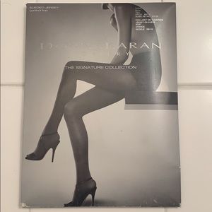 NWT Donna Karan Suede Jersey Co trip Top Tights